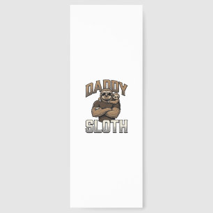 Daddy Sloth Funny Family Vintage Engraving Shirt_1 Bookmarks