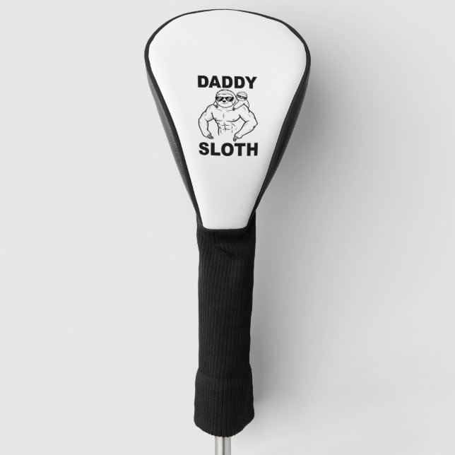 Daddy Sloth Golf Head Cover (Front)