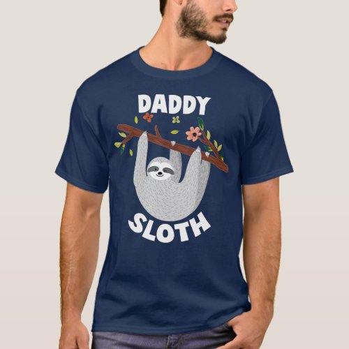 Daddy Sloth Matching Family s For Menwomen s  T_Shirt