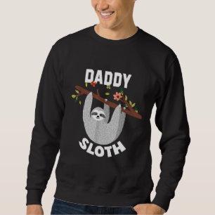 Daddy Sloth On The Tree Sloth 107 Sweatshirt