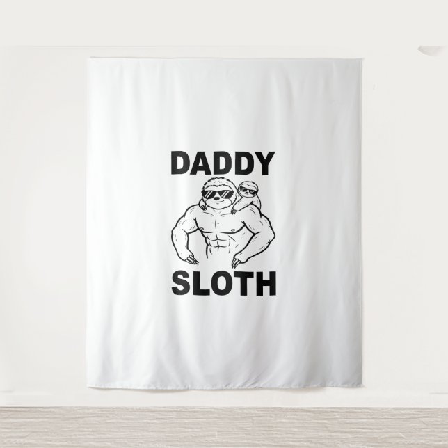 Daddy Sloth Tapestry (Front)