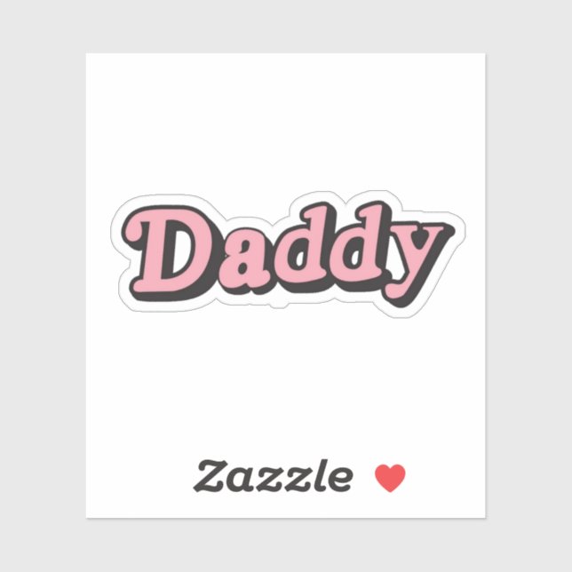 Daddy Sticker (Sheet)