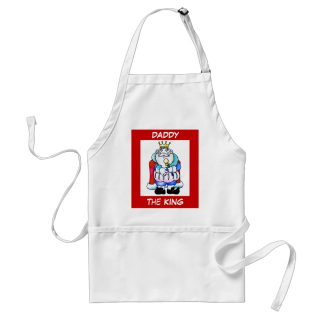 DADDY the KING Apron (Front)