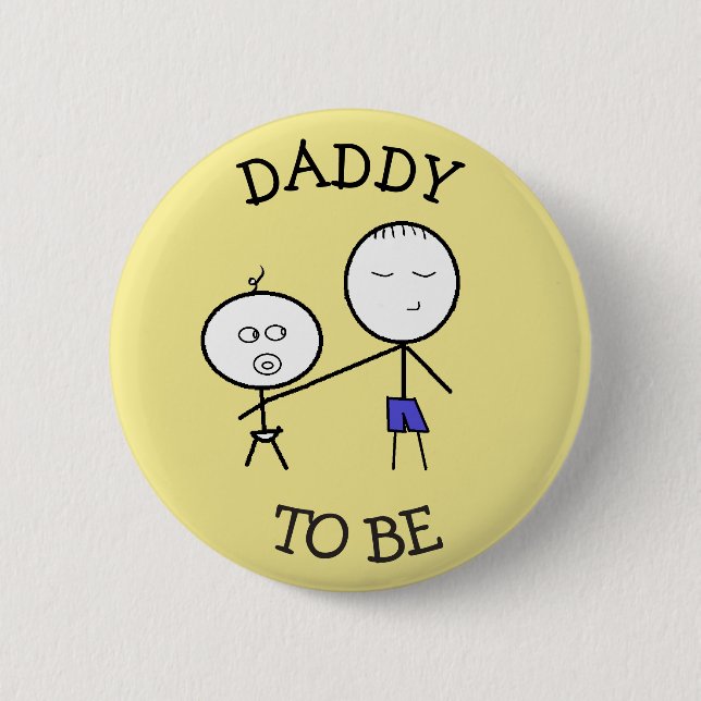 Daddy to be Announcement Button (Front)