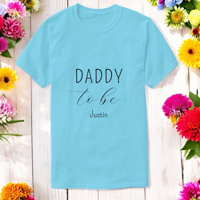Daddy to Be Baby Shower Blue T-Shirt (Creator Uploaded)