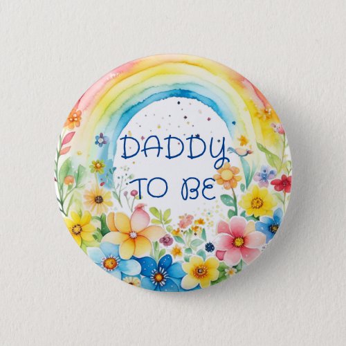 Daddy to be  Baby Shower Button
