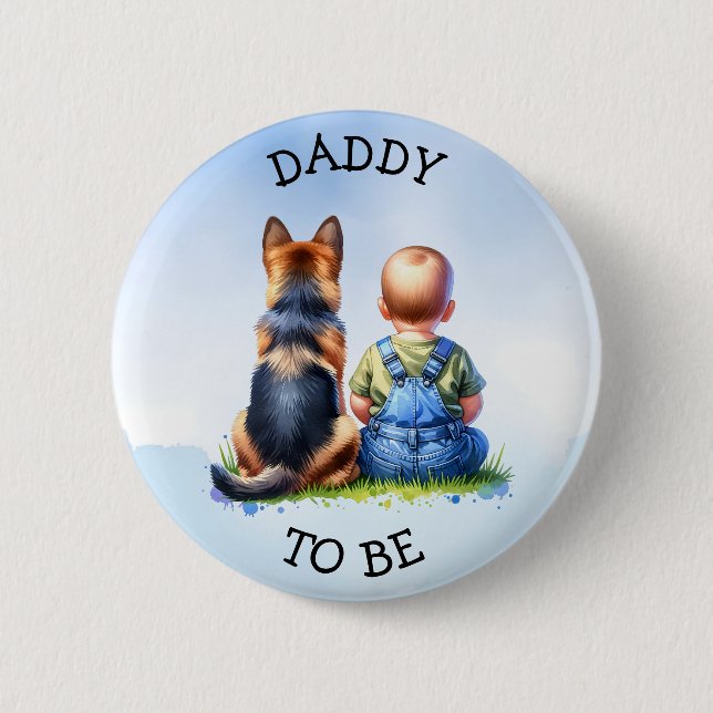 Daddy to be | Baby Shower Button (Front)
