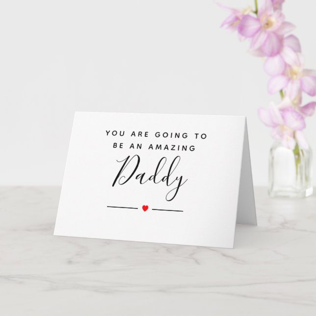 daddy to be card (Orchid)
