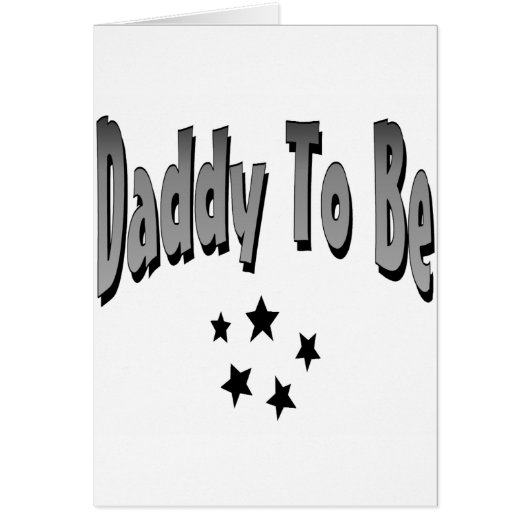 Daddy To Be Cards (Front)