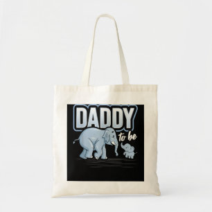 Daddy To Be Elephant Baby Shower Pregnancy Gift So Tote Bag