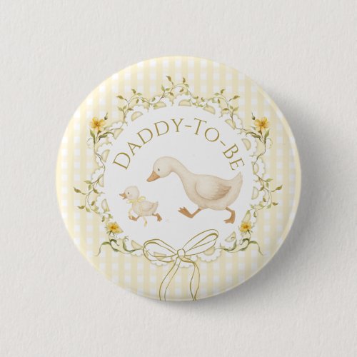 Daddy to be Silly Goose Gingham Baby Shower