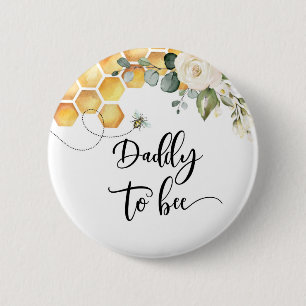 Daddy to bee button