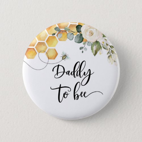 Daddy to bee button