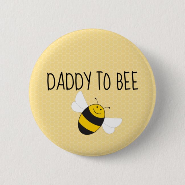 Daddy to bee button for baby shower (dad to be)