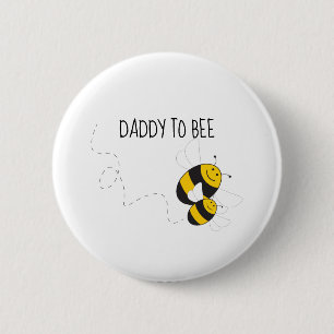 Daddy to bee button for bumblebee baby shower