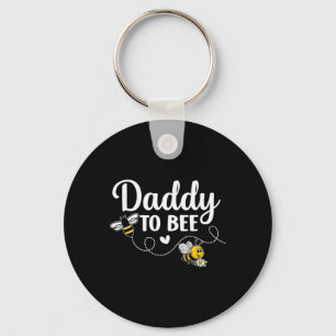 Daddy To Bee Gender Reveal Pregnancy Announcement Keychain
