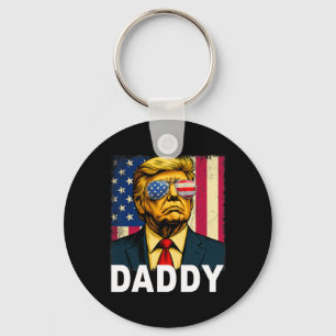 Daddy Trump Funny Daddy Trump Dad For Men And Wome Keychain