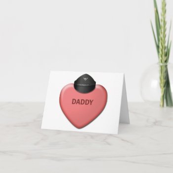 "daddy" Valentine Card by BearOnTheMountain at Zazzle