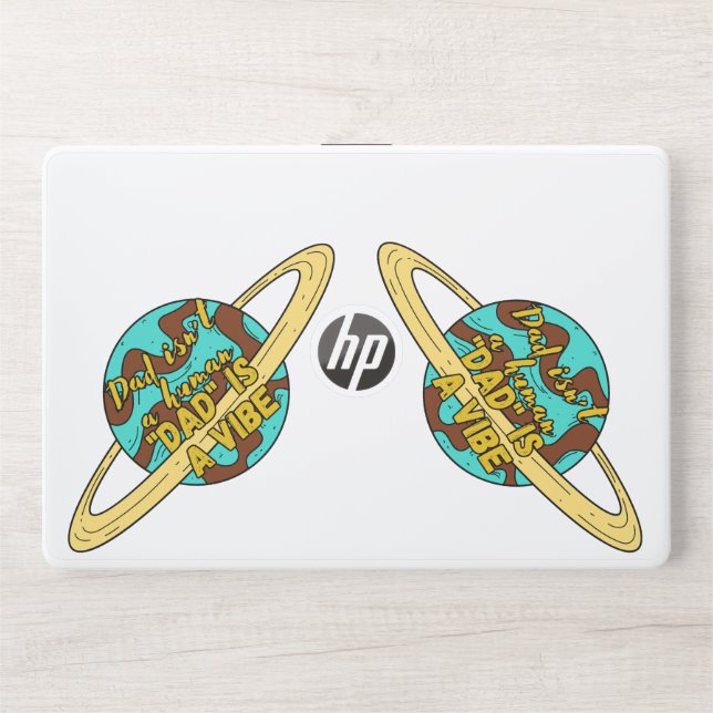 Daddy, vibe Burp Cloth HP Laptop Skin (Front)