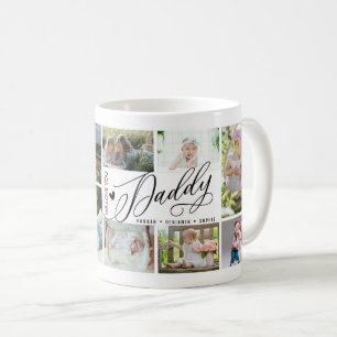 Daddy We Love You Photo Collage Coffee Mug