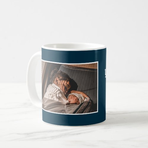 Daddy you are Hero Fathers Day Family Photo  Coffee Mug