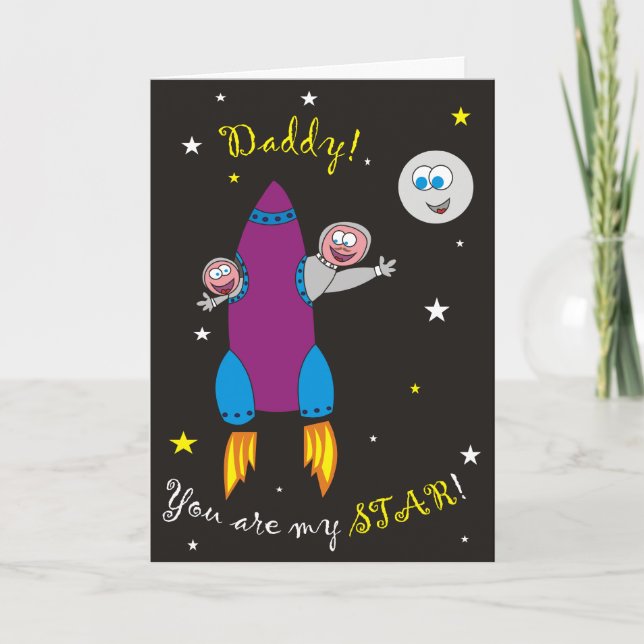 Daddy You are My Star! Father's Day Cards (Front)