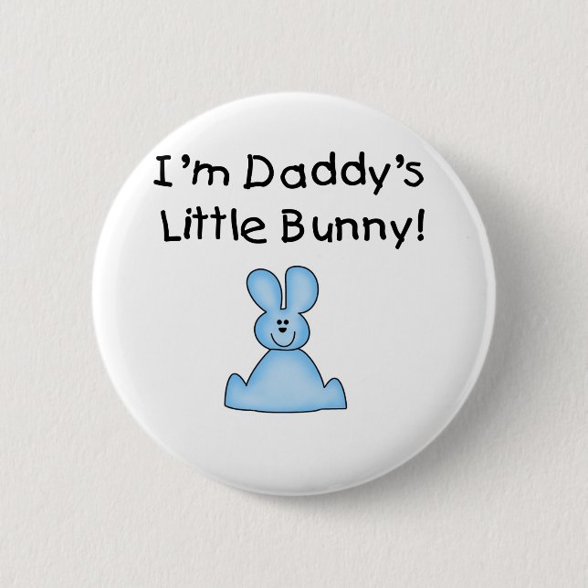 DADDYBUNNYPINK PINBACK BUTTON (Front)