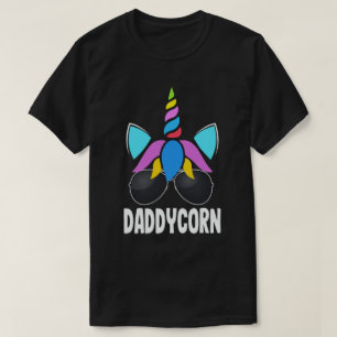 Daddycorn Funny Unicorn Dad Father's Day Gift T-Shirt