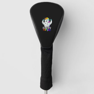 Daddycorn Unicorn Dad Daddy Man Unique Family Chri Golf Head Cover
