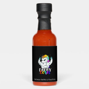 Daddycorn Unicorn Dad Daddy Man Unique Family Chri Hot Sauces