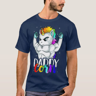 Daddycorn Unicorn Dad Daddy Man Unique Family T-Shirt