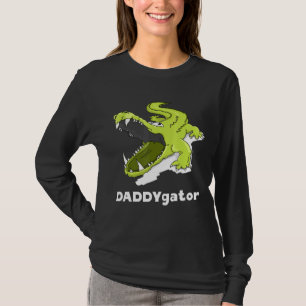 Daddygator Father Alligator Dad Papa Pun T-Shirt