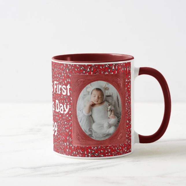 Daddy's 1st Father's Day Personalized Photo Mug (Right)