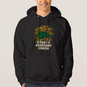 Daddys Assistant Coach  Child Humor Son and Daught Hoodie