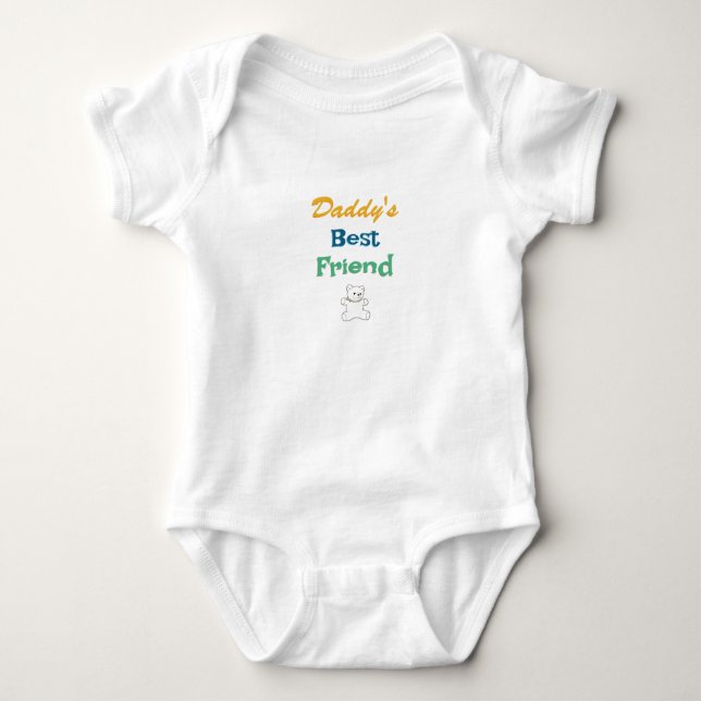 Daddy's Best Friend Baby Bodysuit (Front)