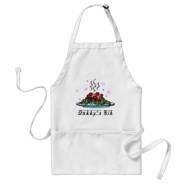 'DADDY'S BIB'  Bib for Adults Adult Apron (Front)