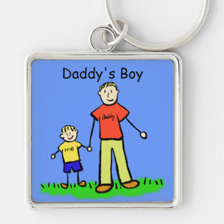 Daddy's Boy Blond Keychain (Customize)