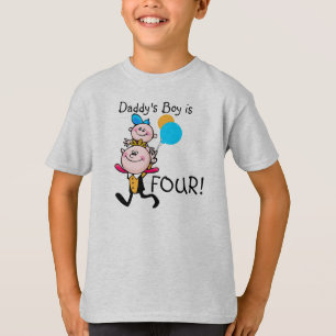 Daddy's Boy Customizable Birthday T-shirt