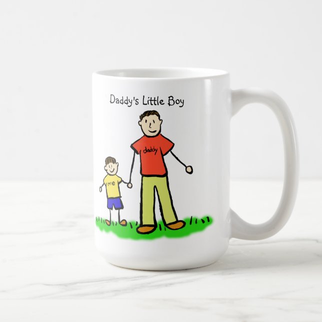 Daddy's Boy (Father and Son Family) Custom Mug (Right)
