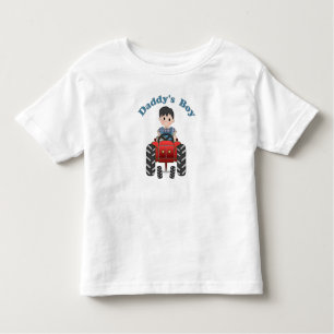 Daddy's Boy Tractor Toddler T-shirt