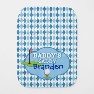 Daddy's Caddy Burp Cloth