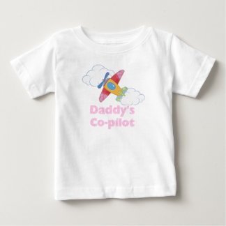 Daddy's Co-pilot (girl) Baby T-Shirt