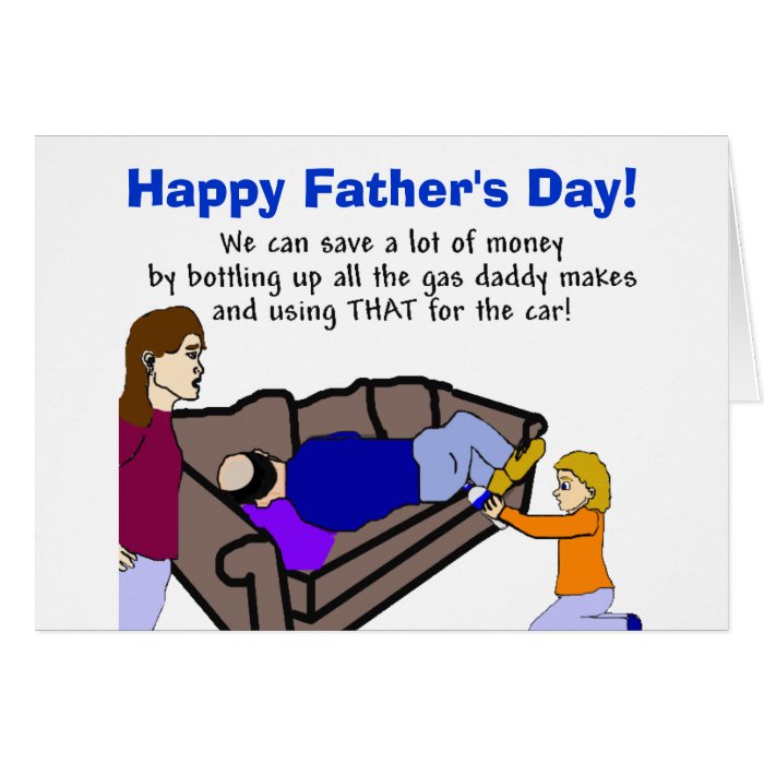 Daddy's contribution Father's Day Card