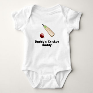 Daddy's Cricket Buddy Baby Bodysuit