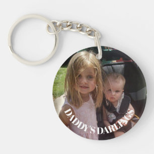 Daddy's Darlings Children's Photo Key Chain