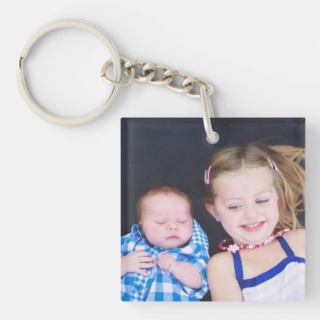 Daddy's Darlings Children's Photo Key Chain (Front)