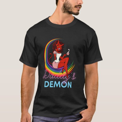 Daddys Demon She Devil Rainbow Dab Festival Club T_Shirt