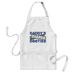 Daddy's Diaper Dooties Funny Shower Gift Adult Apron