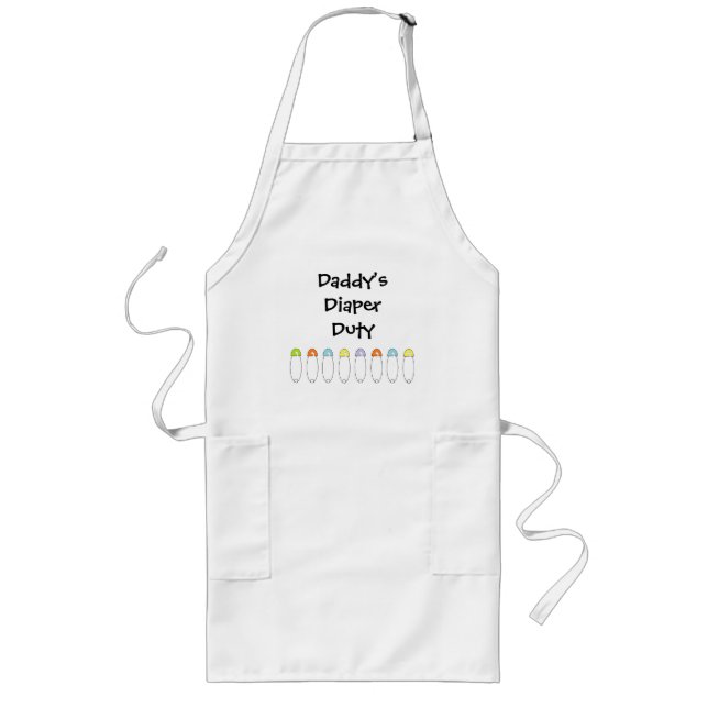"Daddy's Diaper Duty" Apron (Front)