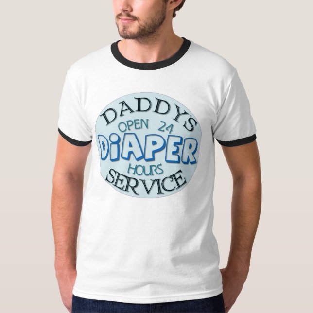 Daddy's Diaper Service T-Shirt (Front)